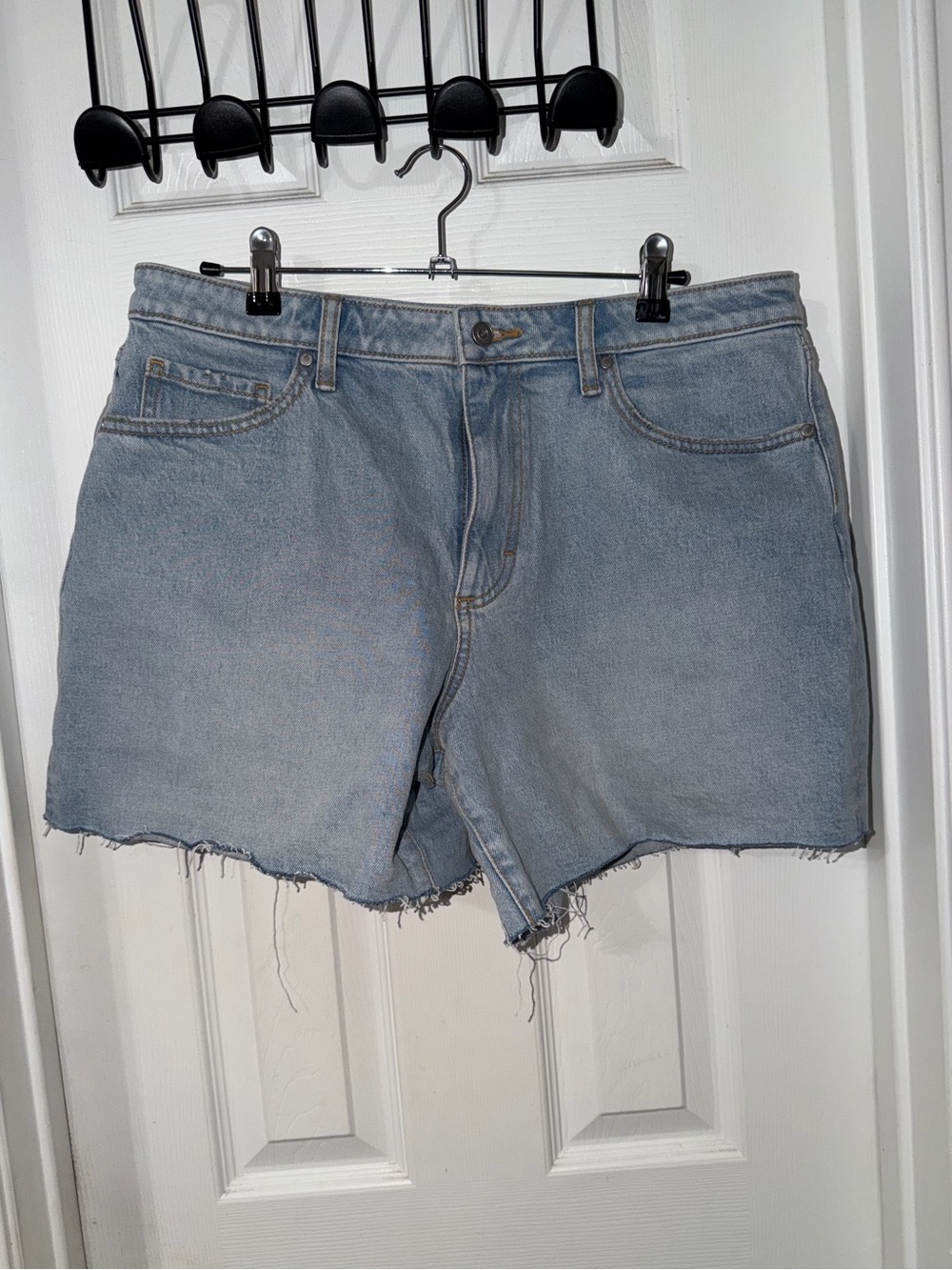 PINK Victoria's Secret Light Blue Denim Cutoff Shorts